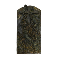 Relievo Brass Statue Bible Relief Carving Bronze Sculpture Tpy-843